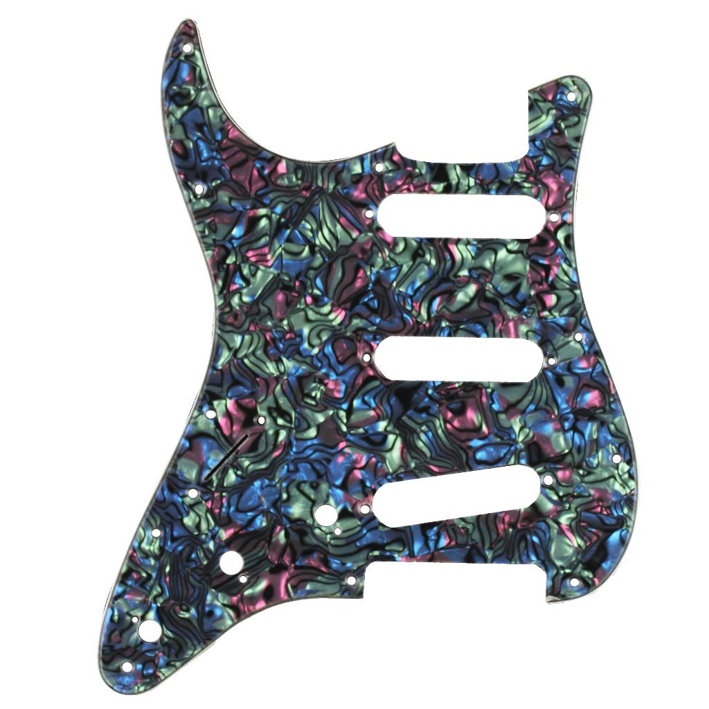 3ply Pickguard 11 Lỗ Đàn Guitar Scratchplate cho Guitar Điện SSS-Quốc Tế