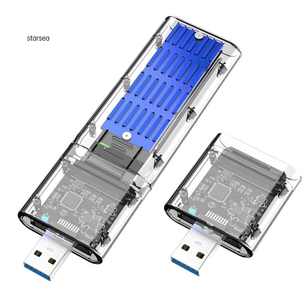Hộp Ổ Cứng Bằng Hợp Kim Nhôm M.2 SATA NGFF Sang USB3.0 Gen1 SSD