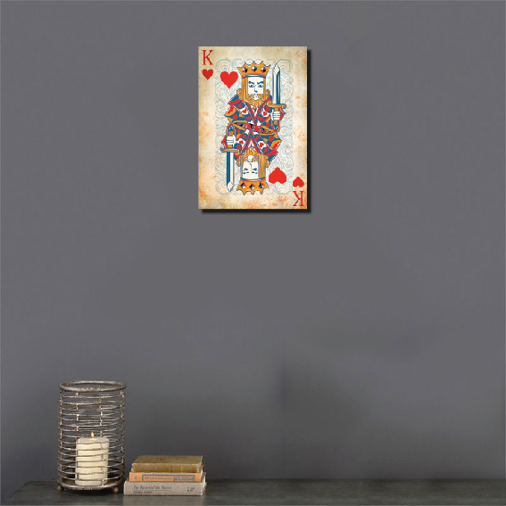 Lá bài trang trí - Bộ sưu tập tranh bài tây độc đáo 30x40cm