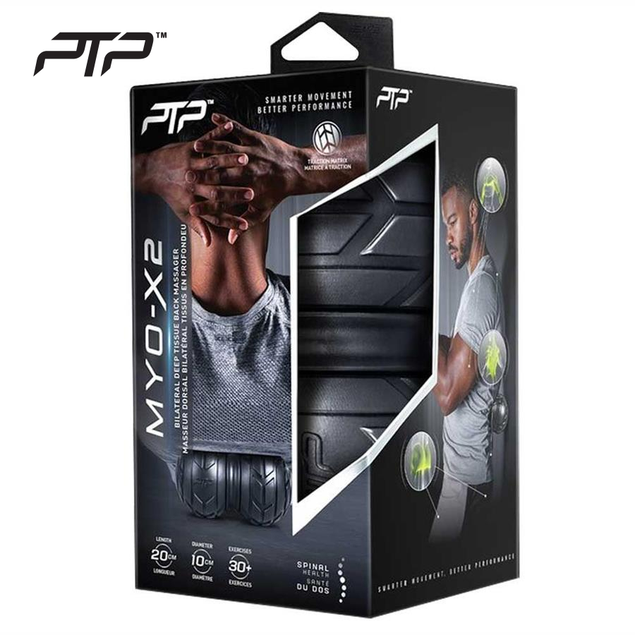 Bóng mát xa unisex Ptp MYO-X2 BACK MASSAGER 2.0 - MYOX2 BLK 2.0