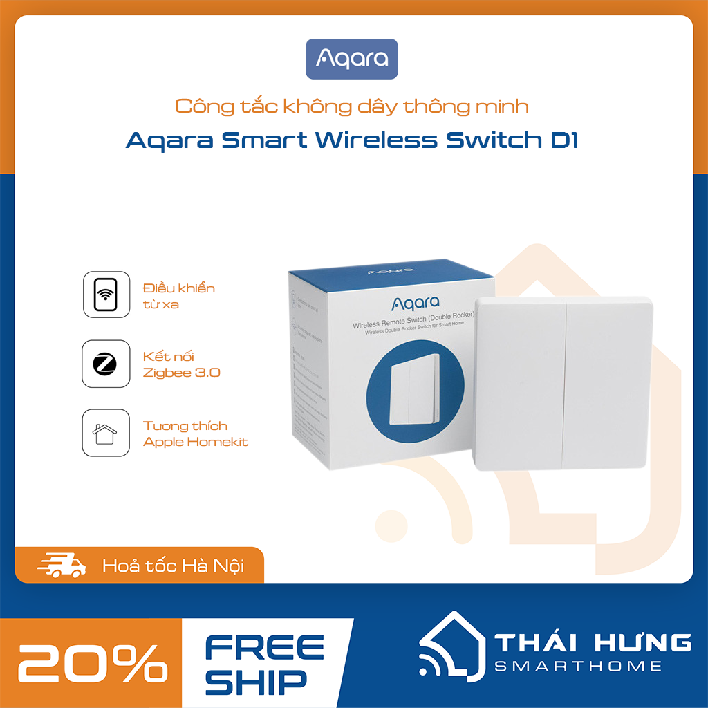 Công tắc dán tường Aqara Zigbee - D1