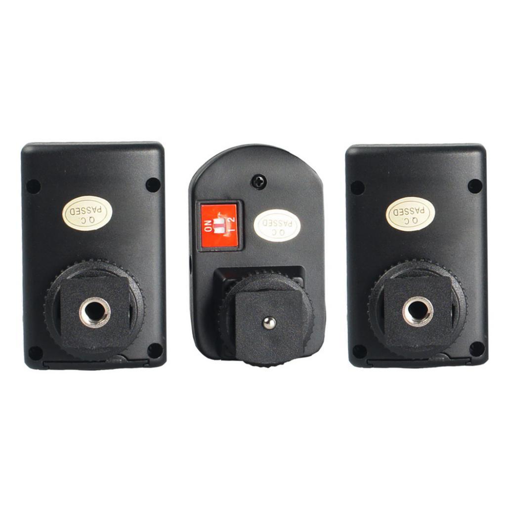 PT-04GY Wireless 4 -Channels Flash Trigger Receiver With 2 Receiver For DSLR Camera