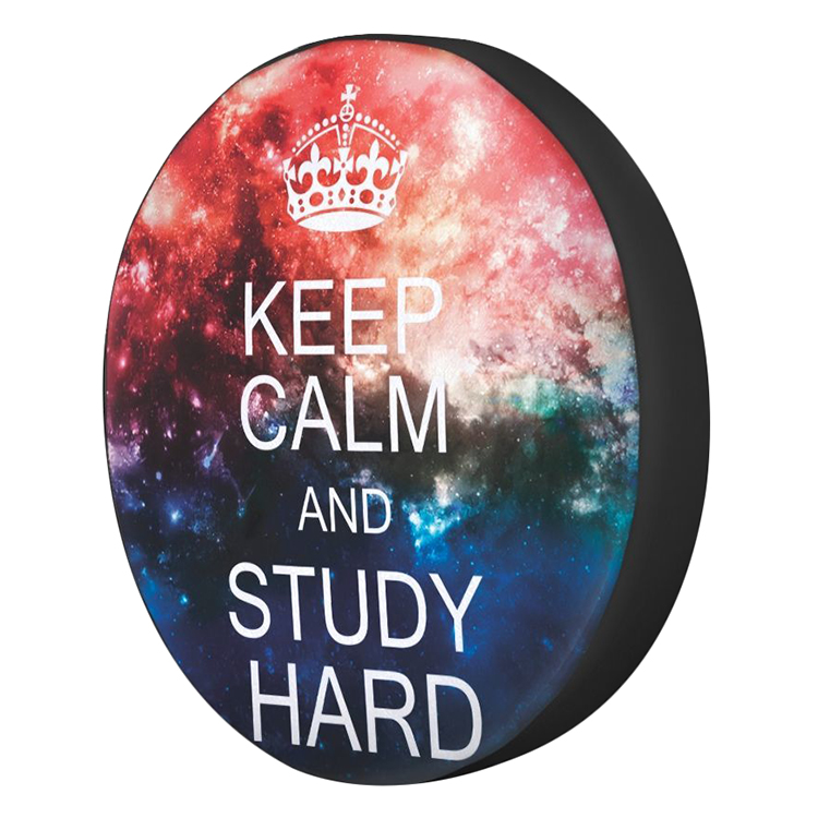 Gối tròn Keep calm and study hard - GOGA029
