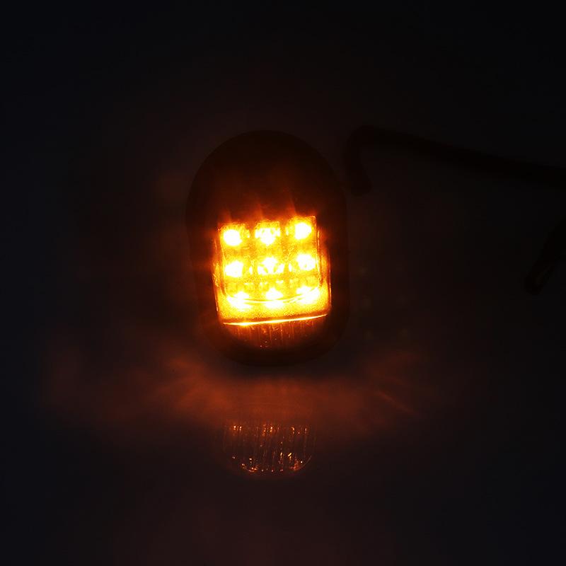 Giá thấp nhất xe máy ĐÈN LED báo rẽ lần lượt sửa đổi phong cách retro siêu sáng xe tay ga chân xe phía trước xe ánh sáng tổ ong ánh sáng