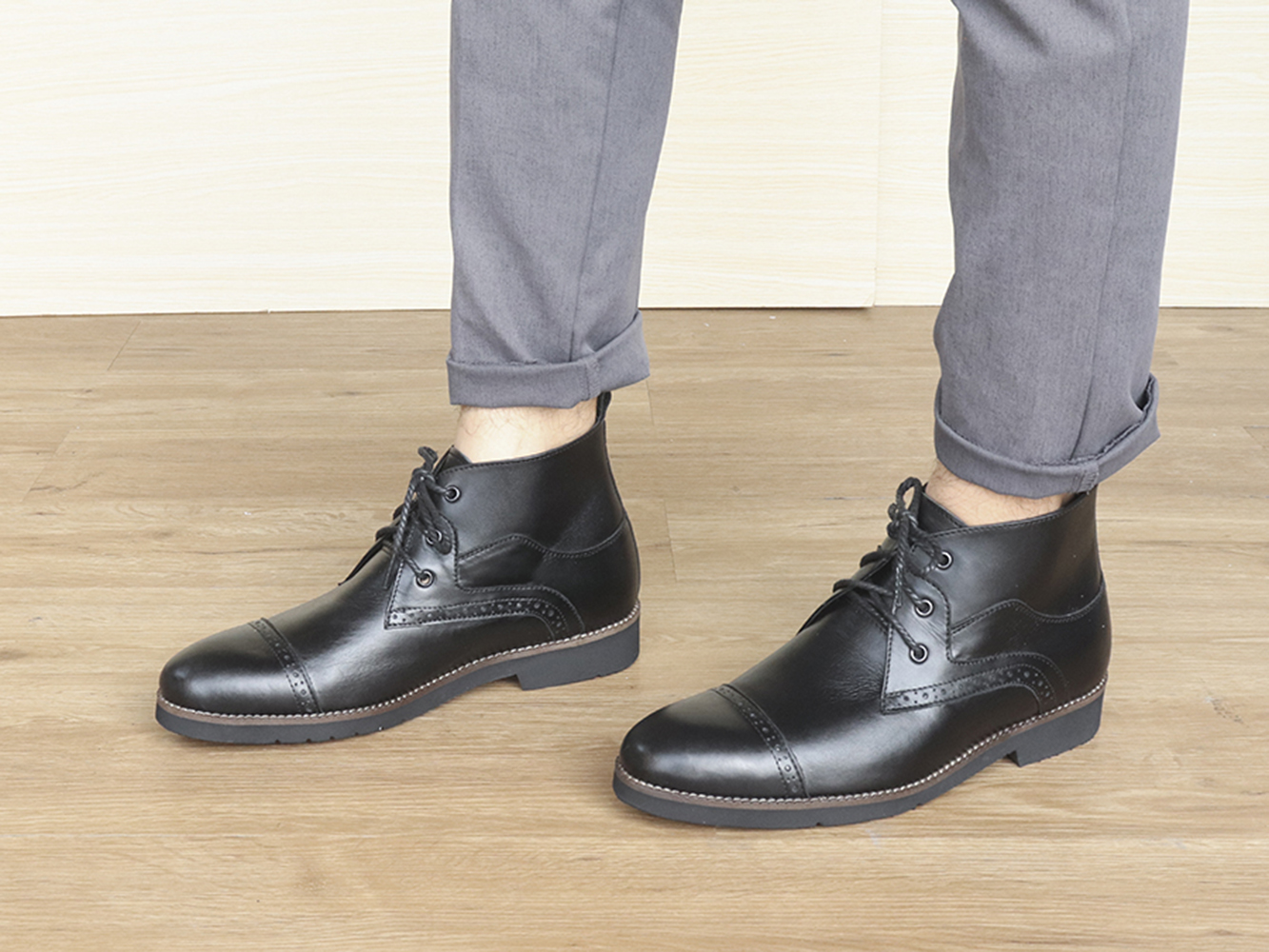 GIÀY TĂNG CHIỀU CAO GIÀY CAO DÀNH CHO NAM GIỚI T&TRA S1079 CAO CỔ - CAO 7CM GIÀY ĐỘN NAM CAO VƯỢT TRỘI