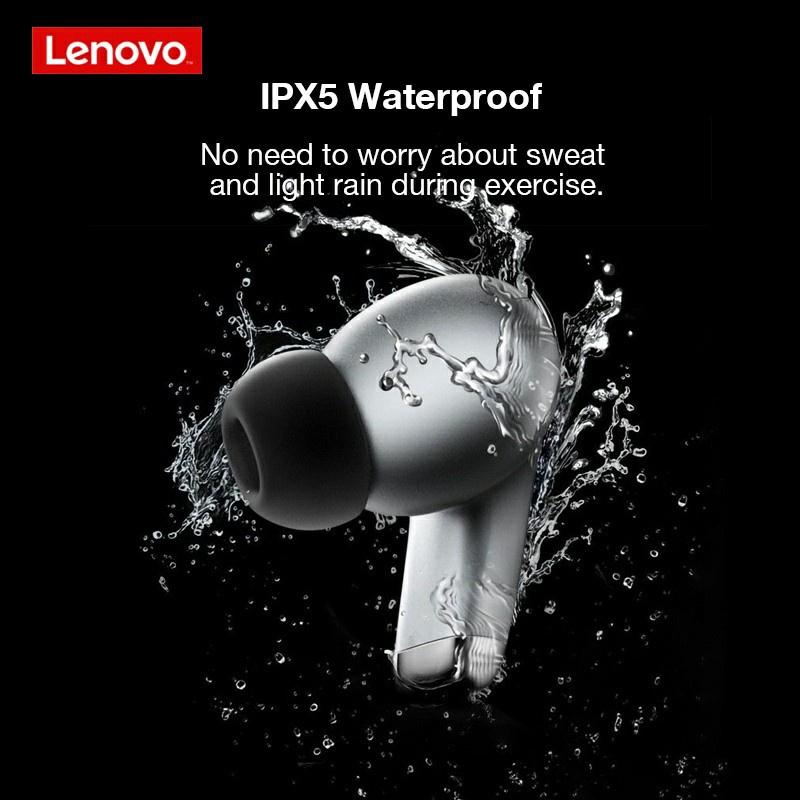 Tai nghe không dây Lenovo lp5 bluetooth 5.0 độ trễ thấp tích hợp micro chơi game/ tập thể thao ipx5-Hàng chính hãng