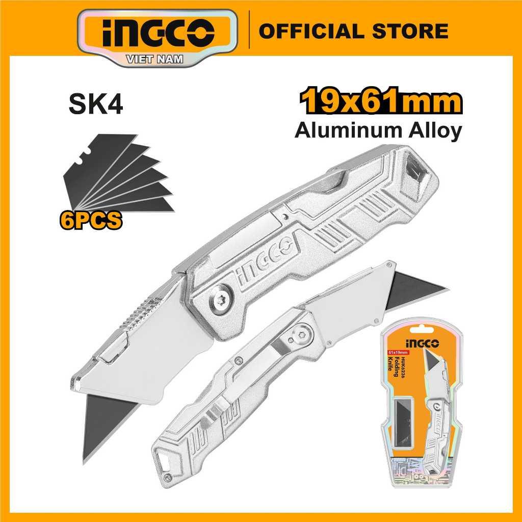 Dao gấp gọn đa năng thân bằng hợp kim nhôm INGCO HUK6236