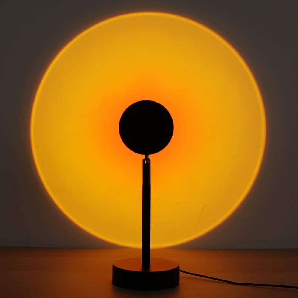Đèn hoàng hôn Sunset Lamp 4 màu/16 màu hiệu ứng ánh sáng đẹp có remote điều khiển màu thích hợp chụp ảnh sống ảo Tiktok, Livestream