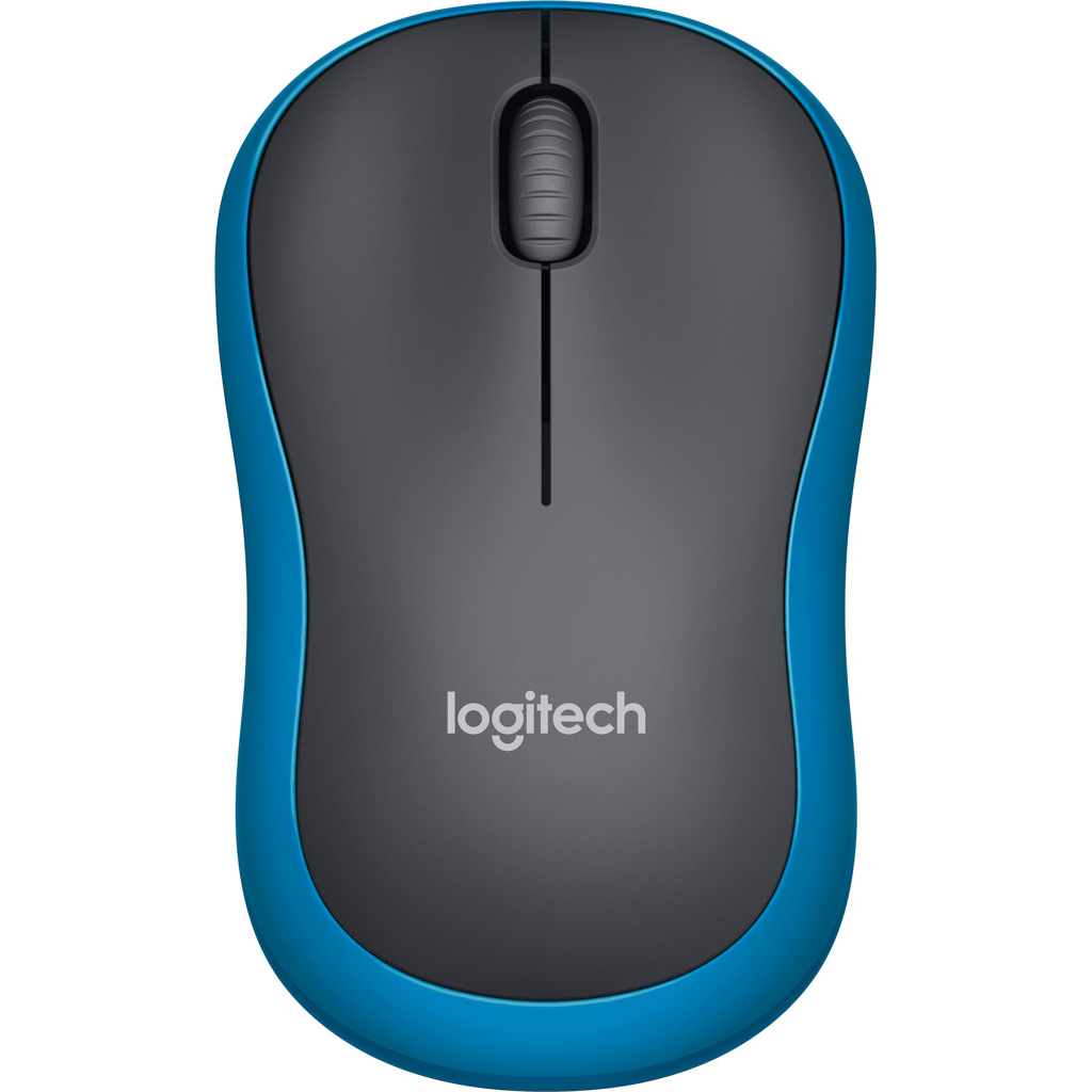 Chuột không dây Logitech M185 Xanh Dương - Hàng Chính Hãng