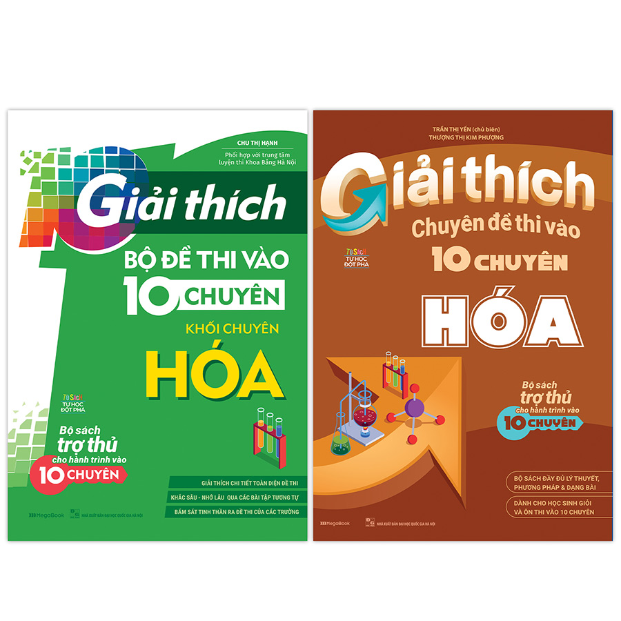 Combo Giải Thích Chuyên Đề Và Đề Thi Vào 10 Chuyên - Khối Chuyên Hóa