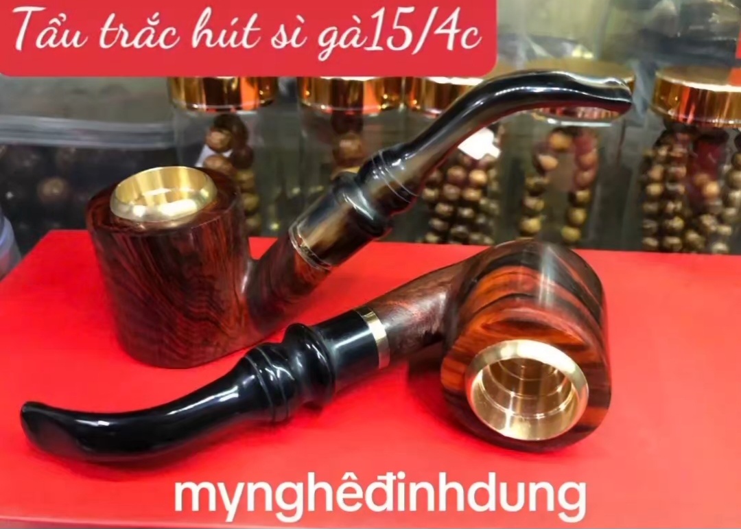 Tẩu sìgà đa năng bằng gỗ trắc đỏ đen