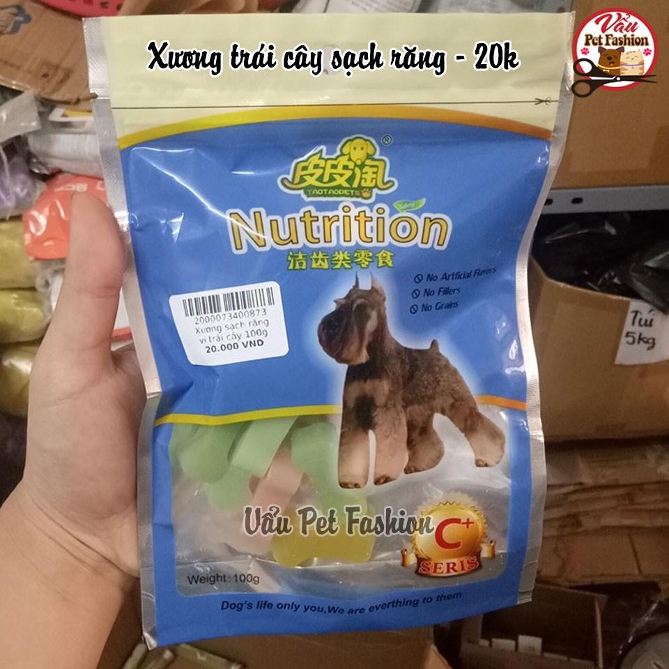 Đồ ăn vặt, bánh thưởng, Pate, Xúc xích, Xương gặm cho chó mèo