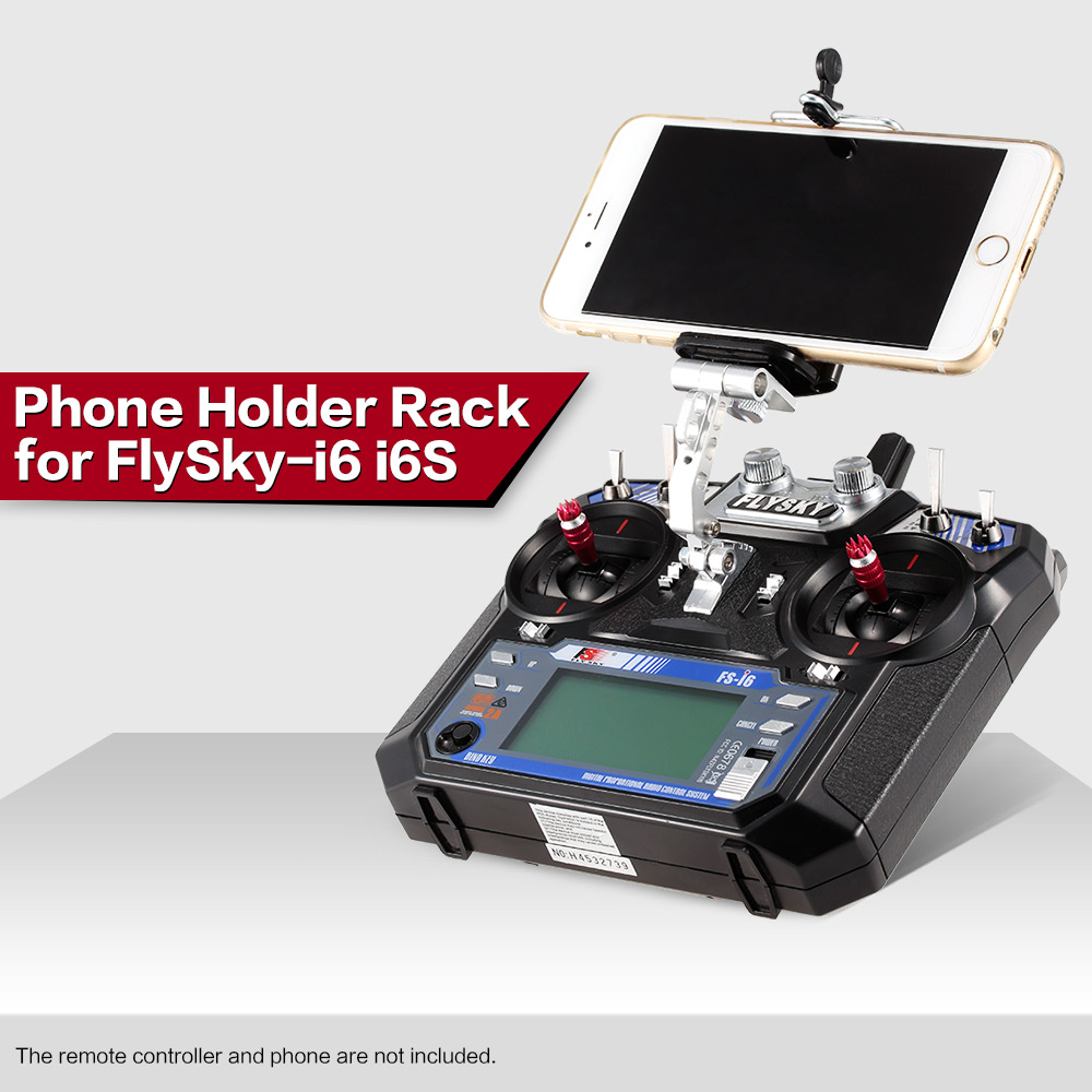 Bộ Kẹp Giữ Điện Thoại Có Điều Khiển Từ Xa Cho FlySky FS-i6 i6S