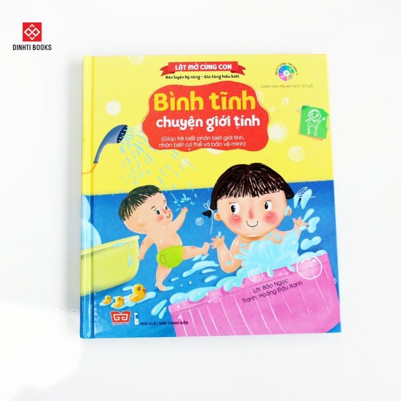 Sách - Lật mở cùng con - Bình Tĩnh Chuyện Giới Tính