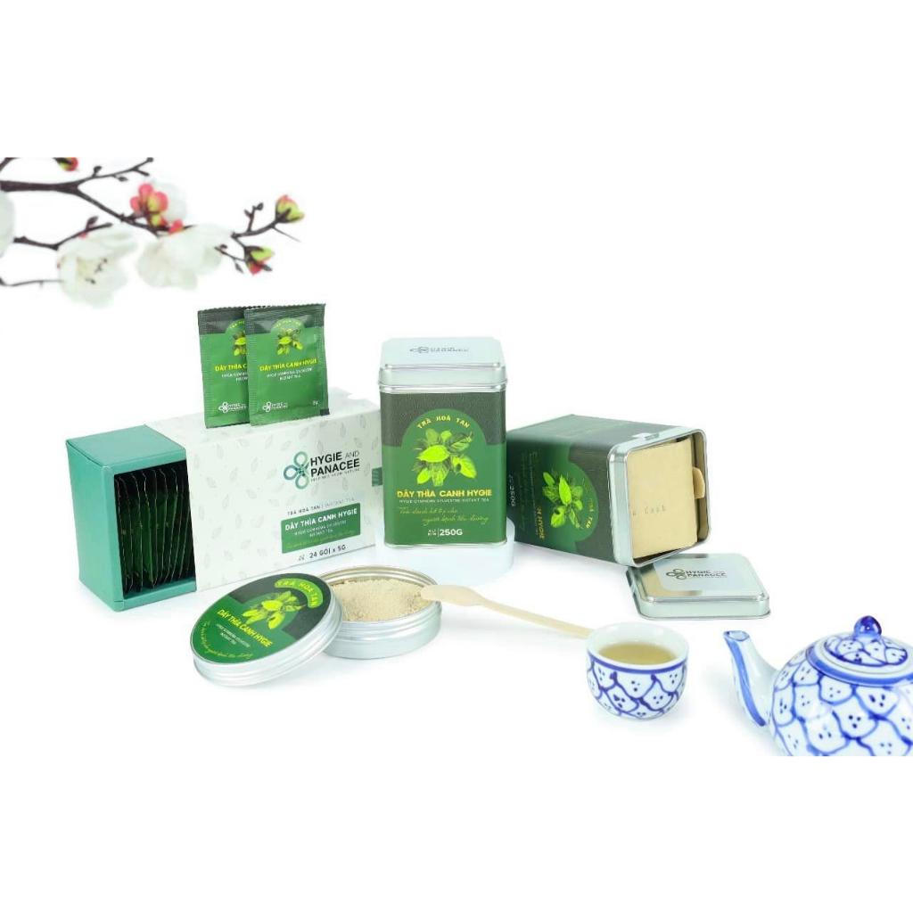 Trà dây thìa canh Hygie hộp giấy 120g - dạng hòa tan tiện lợi, thơm ngon, hỗ trợ kiểm soát lượng đường