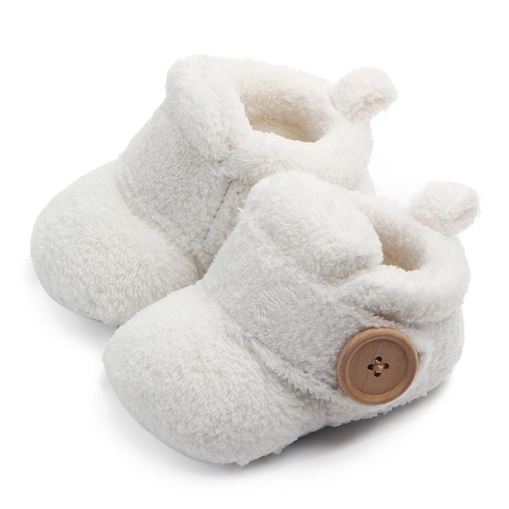 Baby Soft Cloth Sole Shoes Winter Warm Toddler Shoes