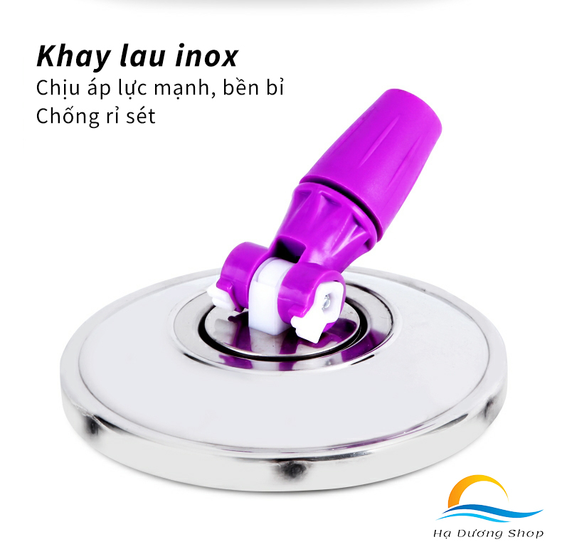 Bộ Lau Nhà Thông Minh 360 Độ Tự Vắt Thái Lan Spin Mop Plus Cao Cấp HADU