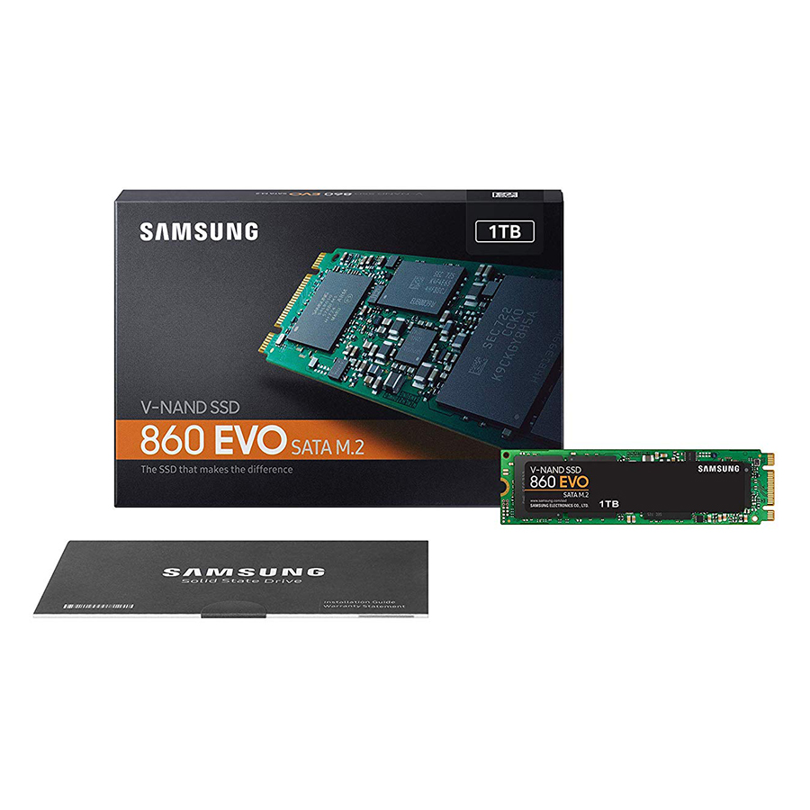 Ổ Cứng SSD Samsung 860 Evo MZ-N6E1T0BW 1TB Sata III M.2 2280 - Hàng Nhập Khẩu