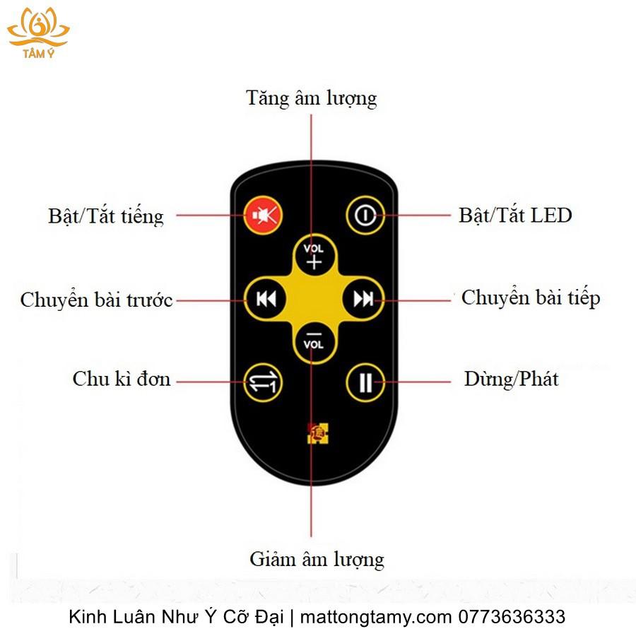 Kinh Luân Điện Như Ý Cỡ Đại Để Bàn Cao 70cm