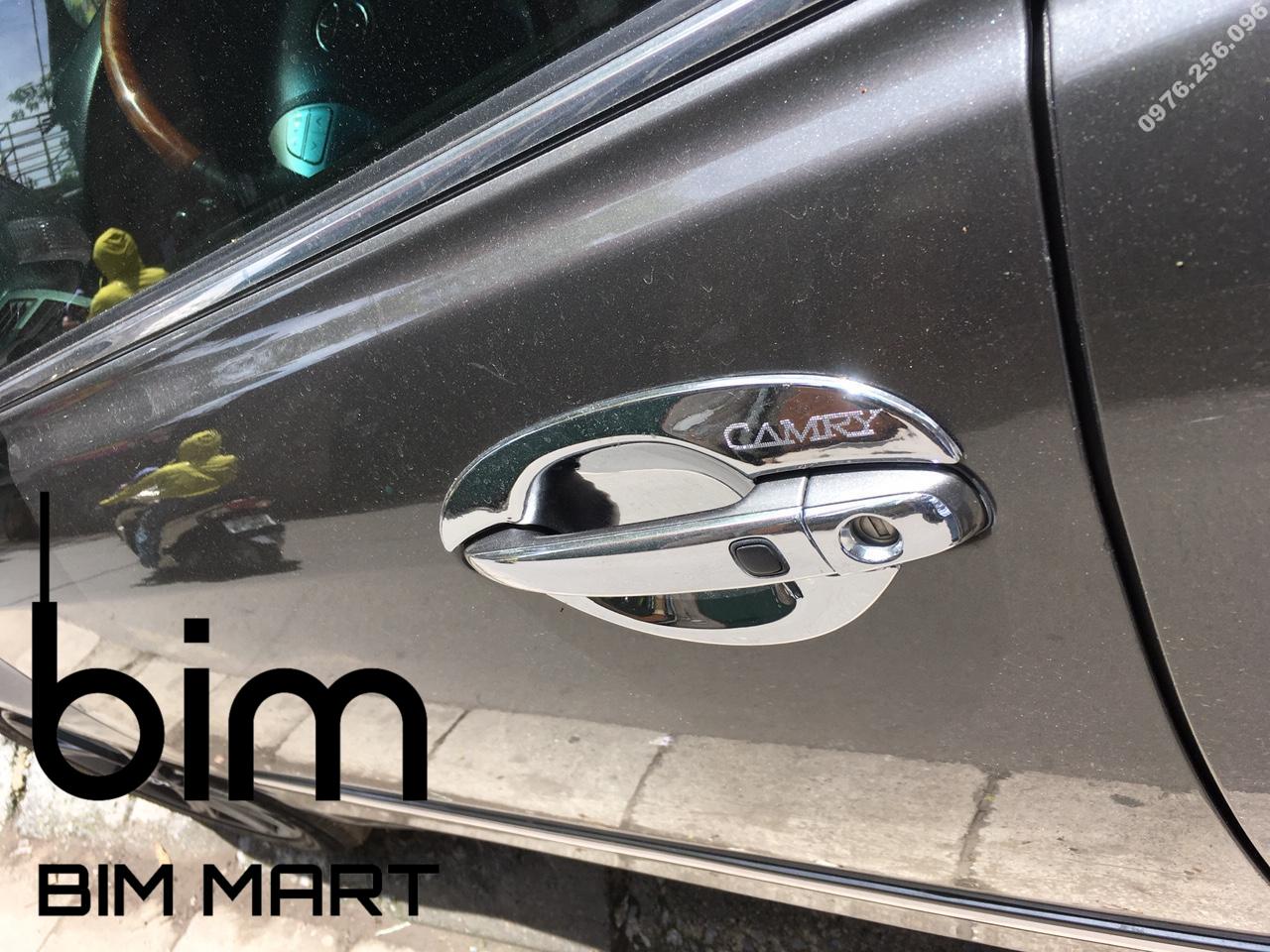 Bộ Ốp Hõm Cửa Dành Cho Xe Toyota Camry 2009 - 2013 Mạ Crom