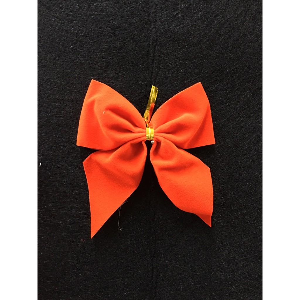 NOEL - BỊCH 10 CÁI / 12 CÁI NƠ TREO TRANG TRÍ NOEL - KT-01 / Nơ Ruy Băng Lụa TD-01