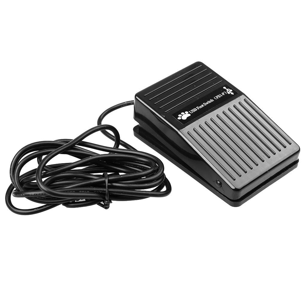 USB Video Game Remote Controls Single Foot Pedal for Keyboard Mouse Game