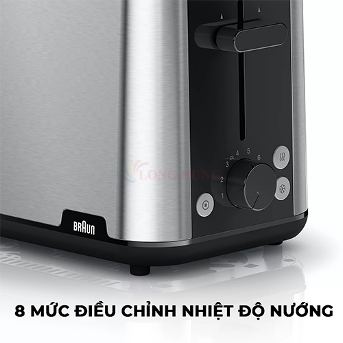 Máy nướng bánh mì Braun HT1510BK - Hàng chính hãng