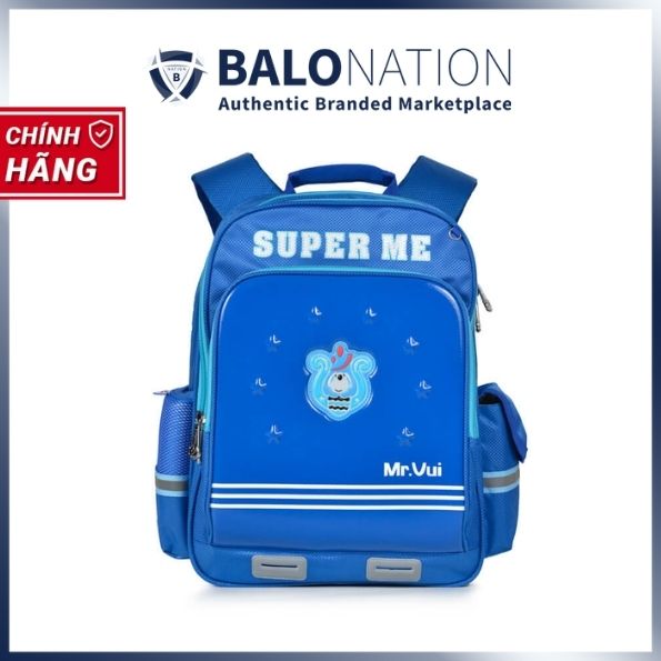 Balo cho bé Mr Vui 772 Phân ngăn khoa học, có đệm lưng trợ lực