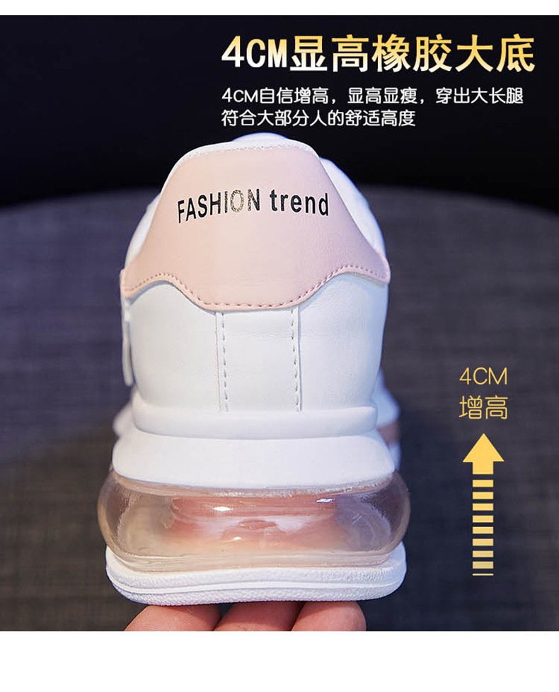 Giày sneaker nữ style Hàn Quốc hottrend 2022 đế bánh mì basic cao 4cm mới phong cách đẹp cá tính