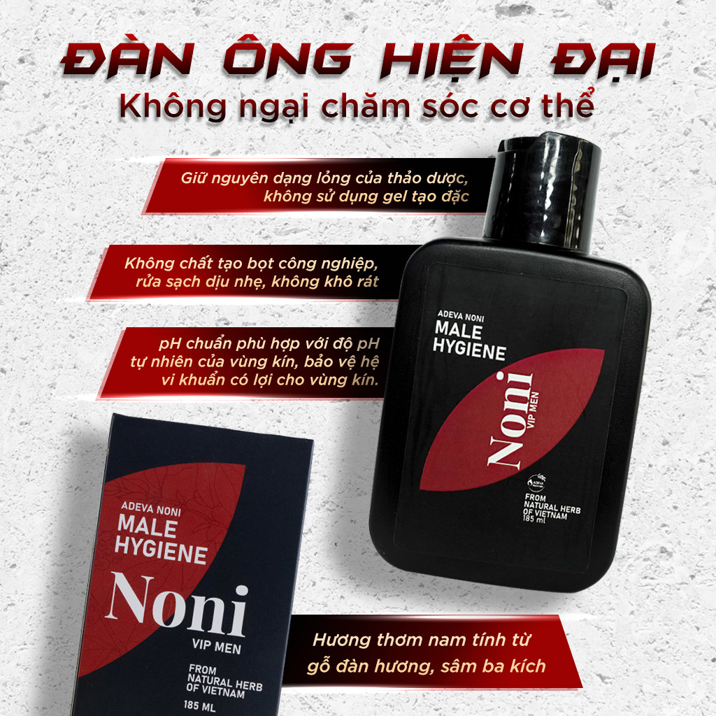 Dung dịch vệ sinh nam giới Adeva - Size du lịch 50ml - Tinh chất thảo dược vệ sinh nam giới sang trọng, tự tin và nam tính với tinh dầu gỗ đàn hương cao cấp