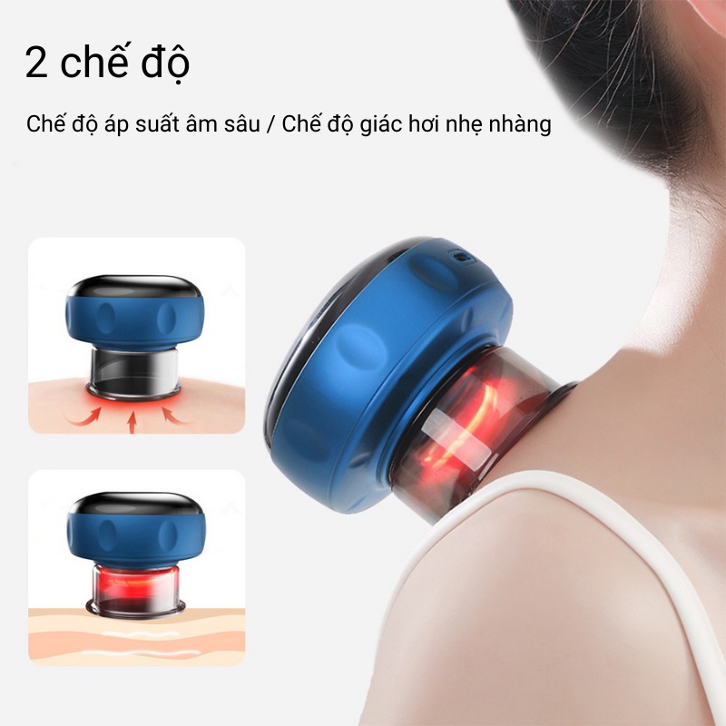 Máy Giác Hơi Massage DS-A21 Có Màn Hình Led 6 Cấp Độ