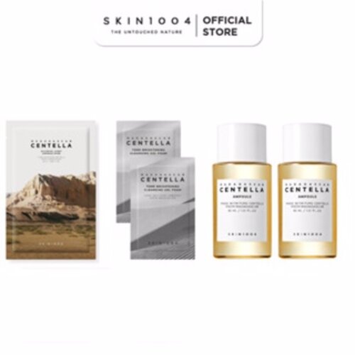 Combo 2 Tinh chất Skin1004 Centella 30ml + 1 Mặt nạ giấy Skin1004 + 2 Sachet