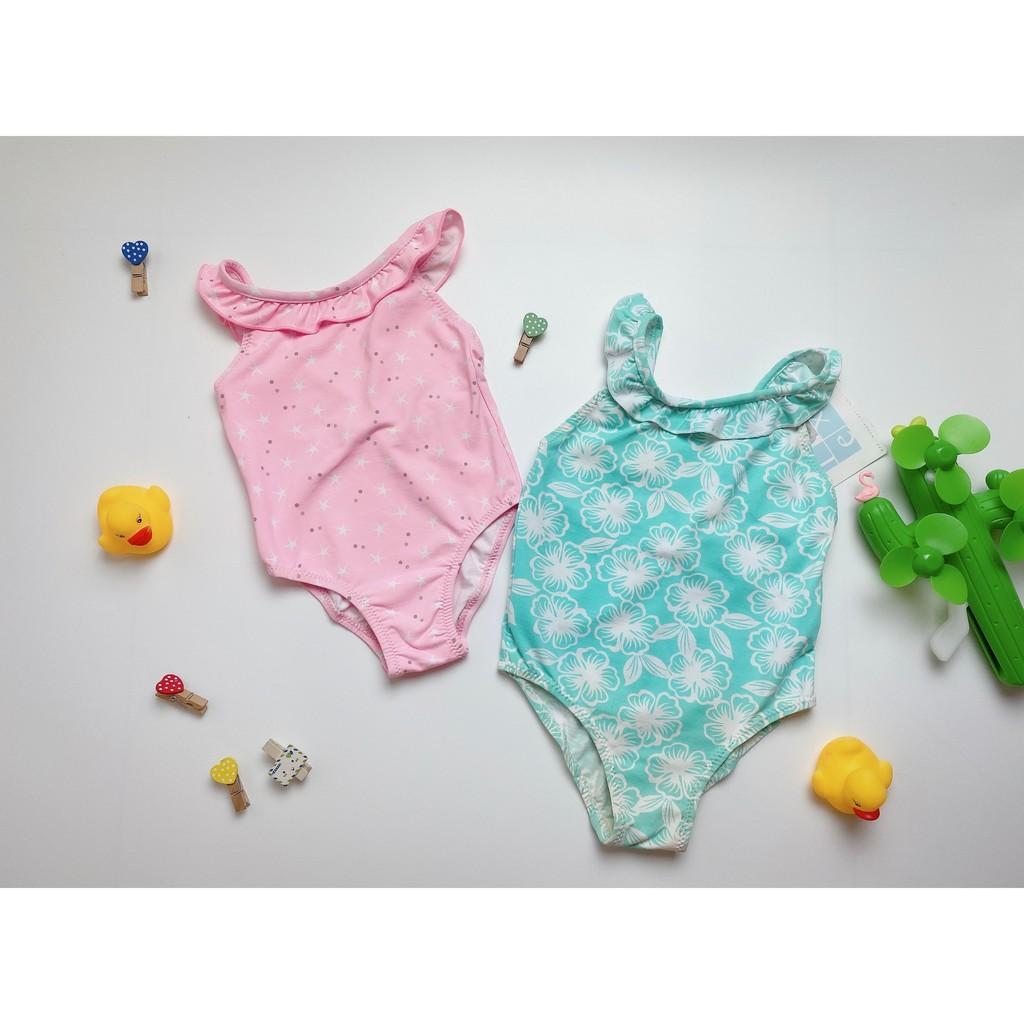 ẢNH THẬT (3-7kg )  Bikini 1 mảnh đồ bơi cho bé gái - đồ bơi bé gái hàng xuất