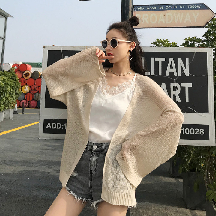 Áo Khoác Len Cardigan Thời Trang Nữ 2020 Le V.A.N