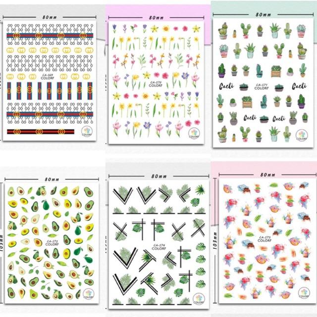 Sticker mẫu 569-584