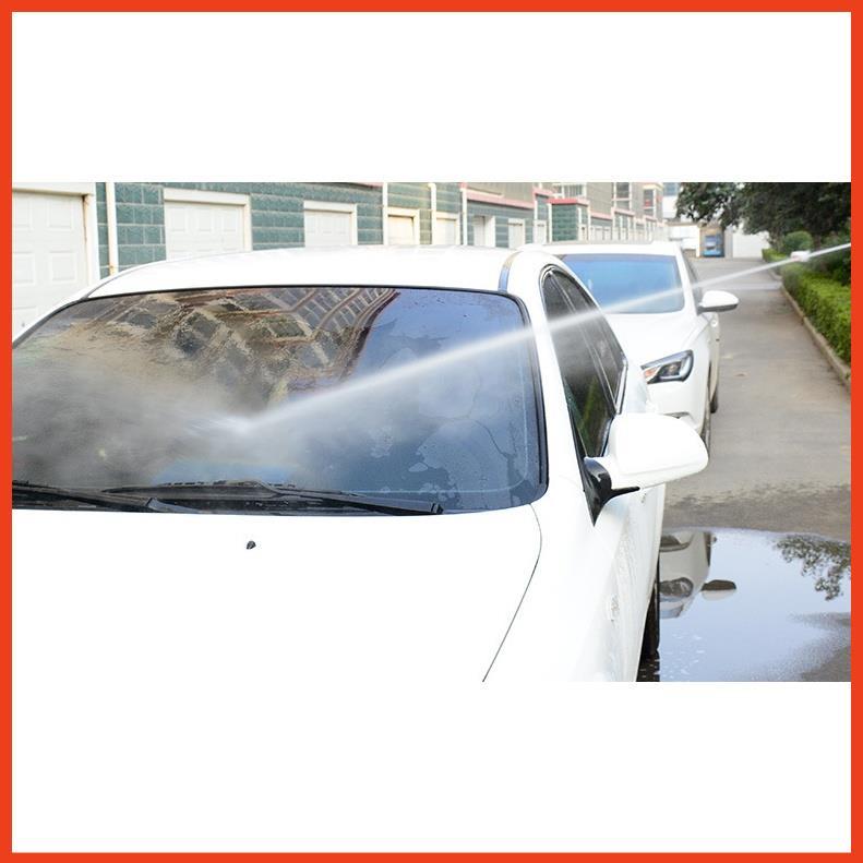 Rửa xe tưới cây Bộ dây và vòi xịt tăng áp lực nước 300% loại 30m cút nhựa,nối nhựa 206701-1