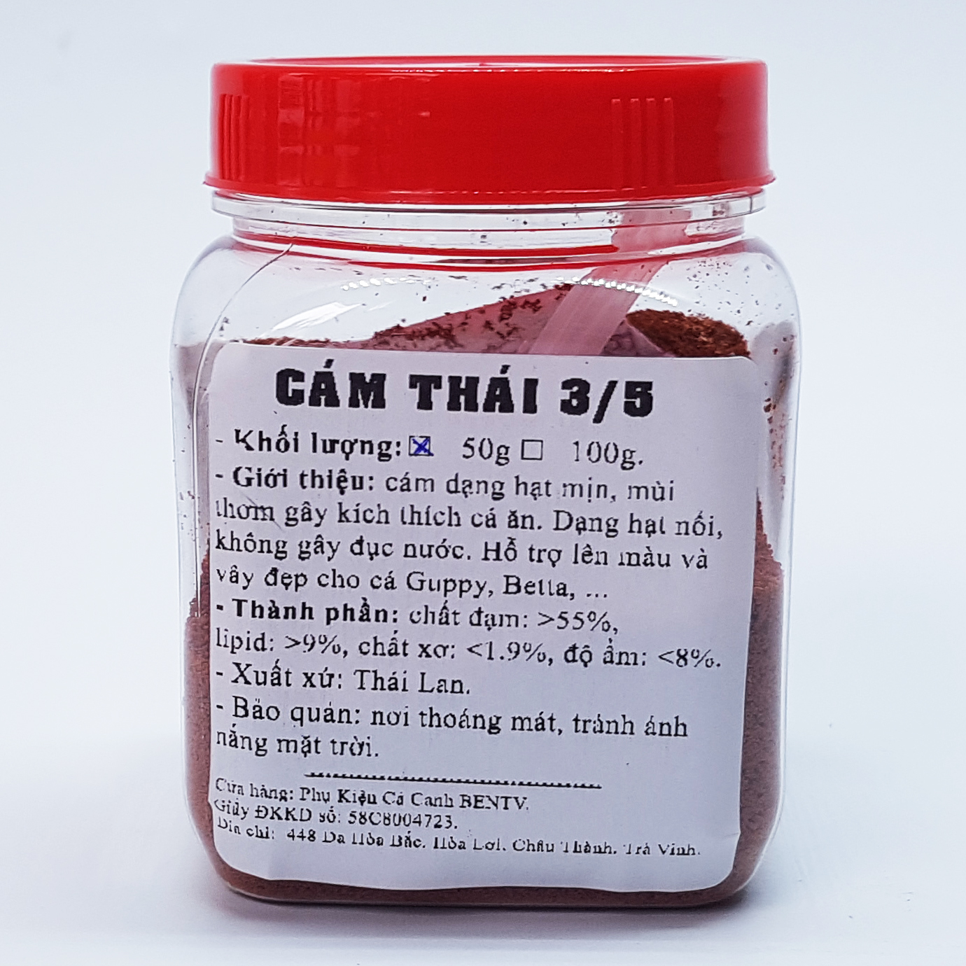 Cám Thái 3/5 - Thức Ăn Cao Cấp Cho Cá Cảnh (50g)