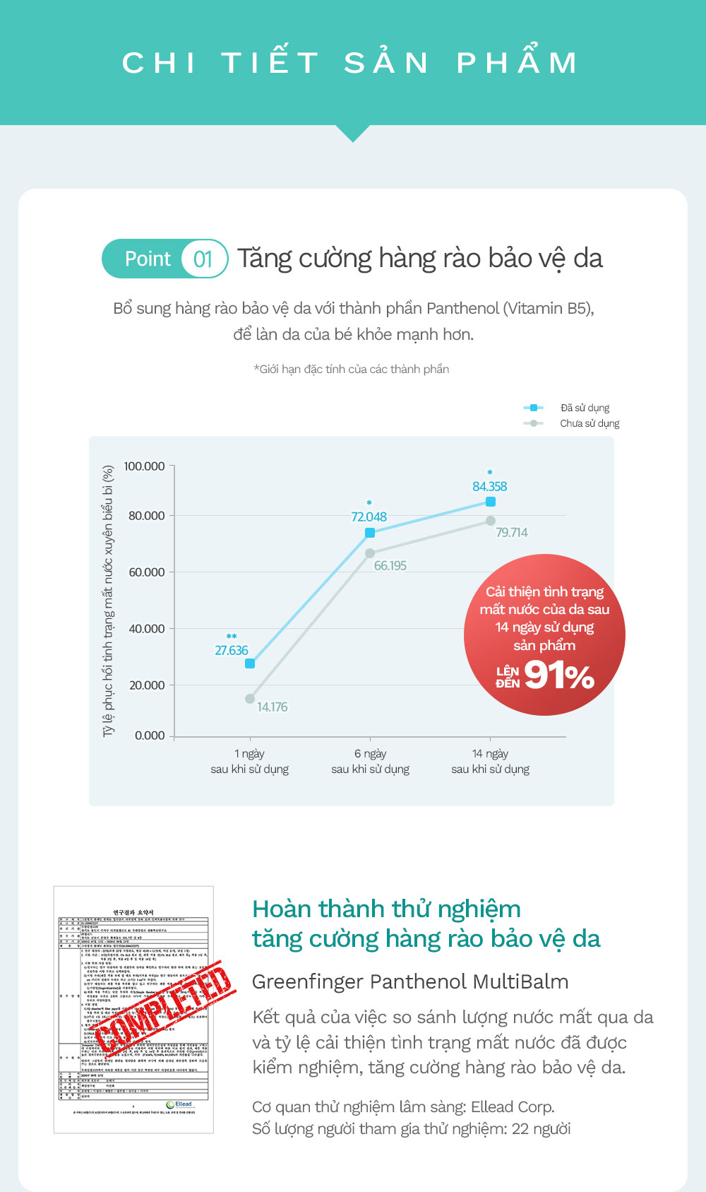 Sáp Dưỡng môi Dưỡng ẩm da Đa Năng cho bé  GREENFINGER PANTHEDIN 5% PANTHENOL MULTI BALM 14g