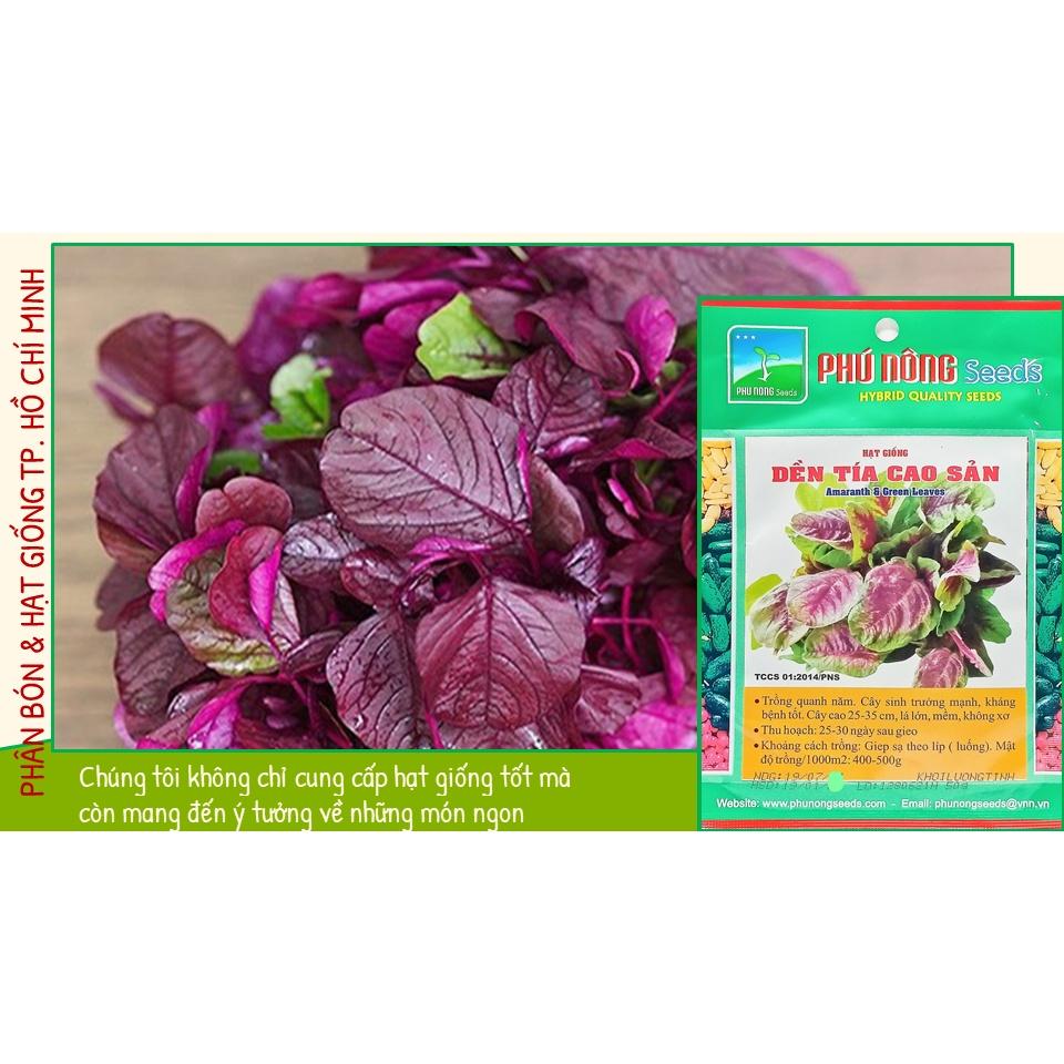 Hạt Giống Rau Dền Tía Phú Nông Seeds - Shop Phân Bón và Hạt Giống