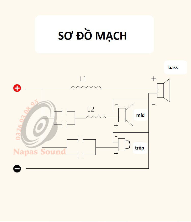 BỘ 2 MẠCH PHÂN TẦN 3 ĐƯỜNG TIẾNG GIÁ RẺ WEAH305 - 1 BASS 1 MID 1 TRÉP - PHÂN TẦN 3 LOA NHỎ