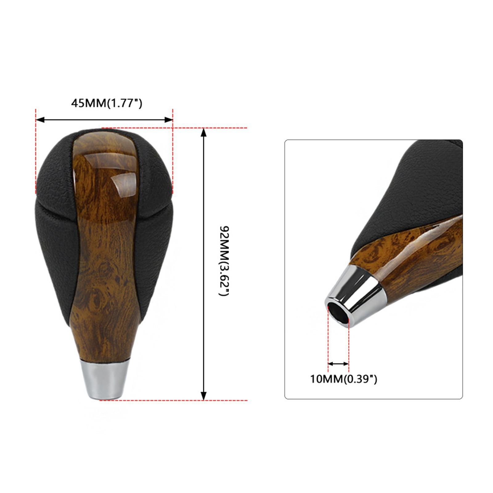 Car Gear Knob Automatic Gear Knob Parts Durable PU Leather for ES300