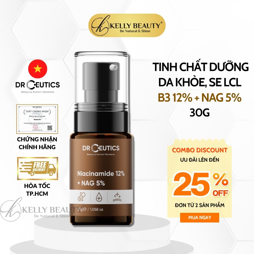 Tinh Chất Dưỡng Sáng Khỏe Da Drceutics Niacinamide 12 Nag 5 Kelly Beauty - 30Ml