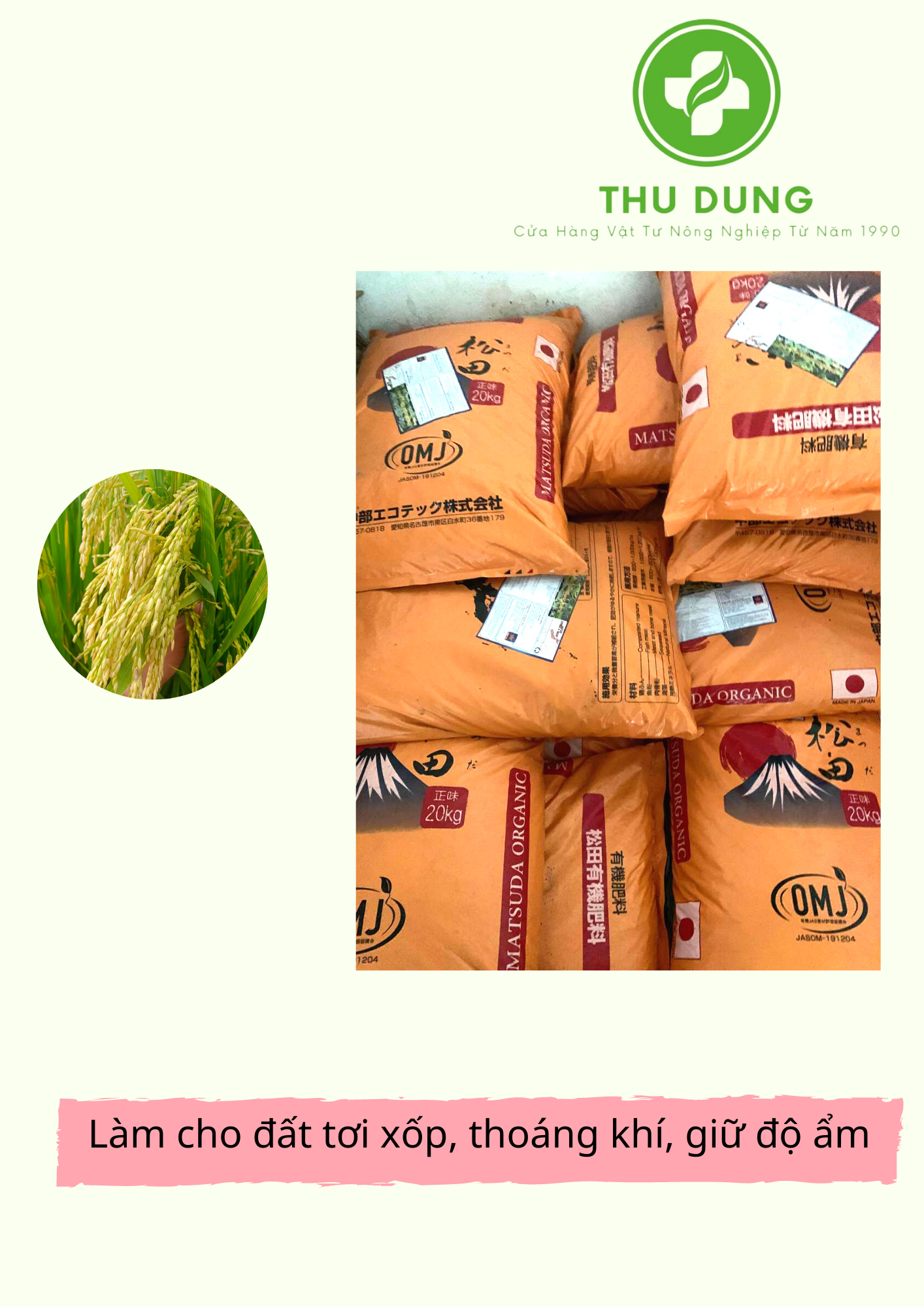 HỮU CƠ TẢO BIỂN Matsuda Oganic Nhật 1 KG Giúp bộ rễ cây trồng khoẻ mạnh