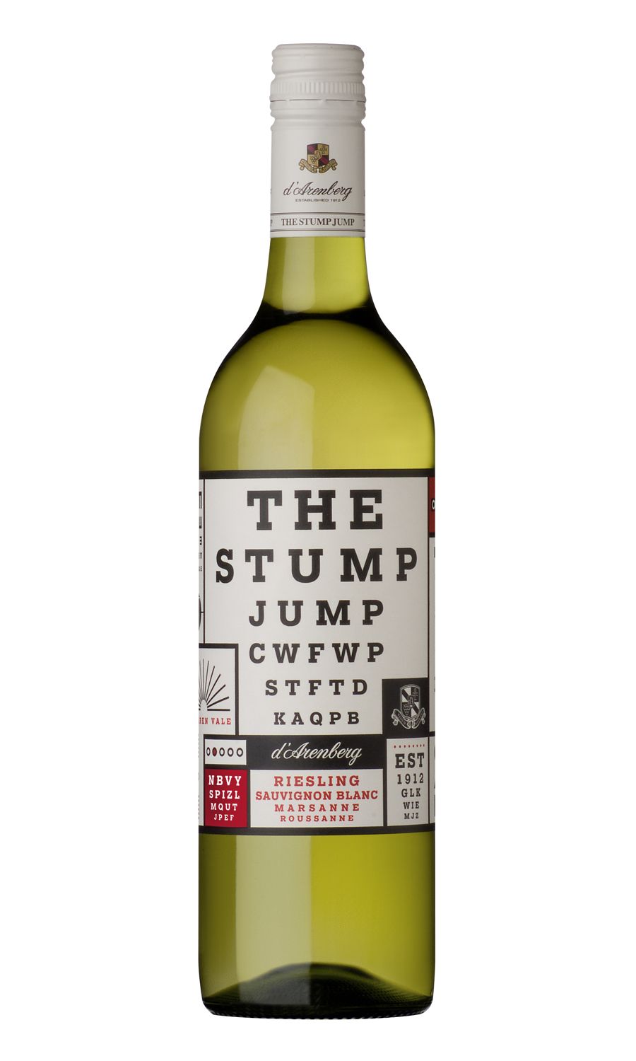 Rượu vang trắng Úc The Stump Jump, Riesling Sauvignon Marsanne