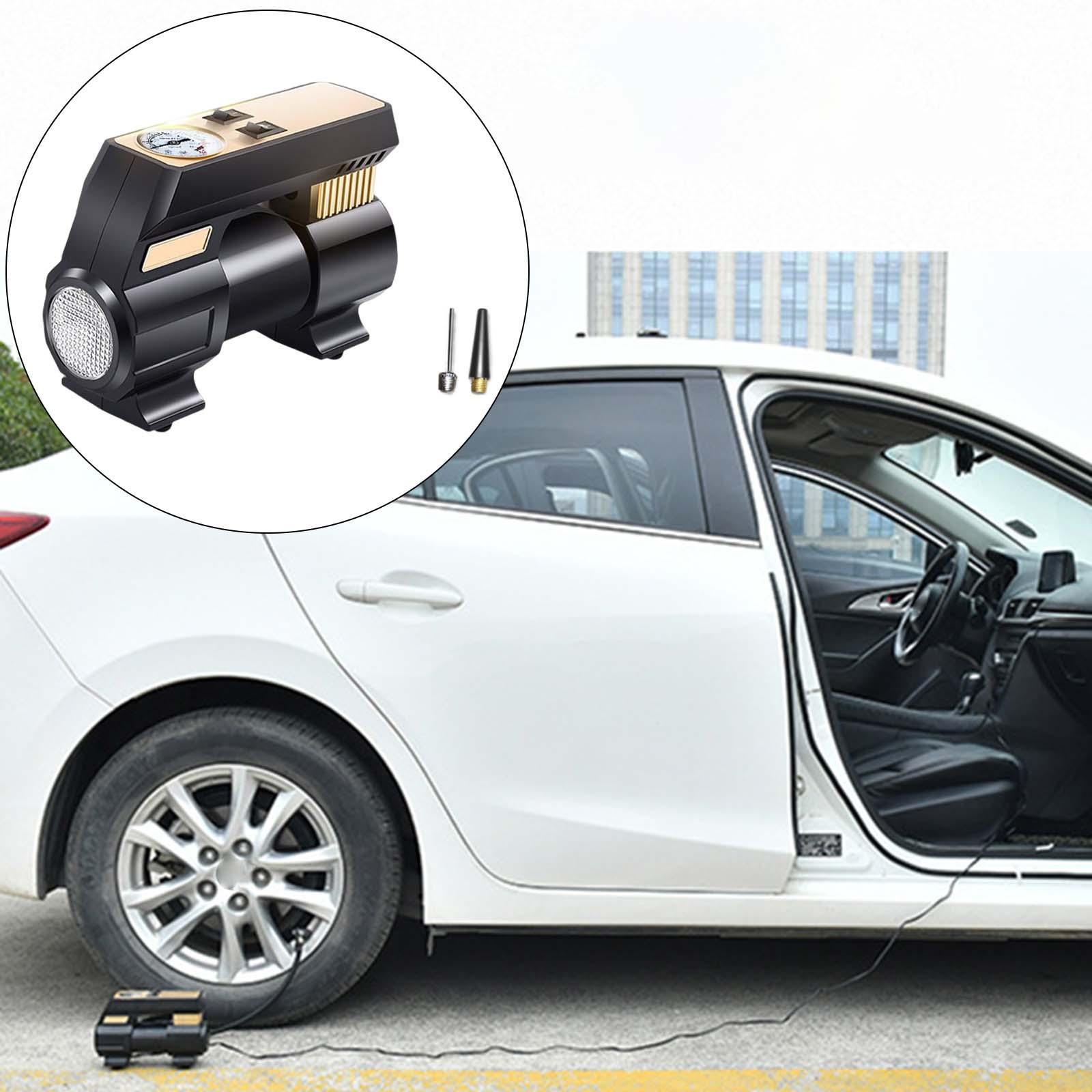 Car Air Pump 12V Heavy Duty Auto Tyre Pump Electric Tire Inflator Pump Fit for Bicycle Truck