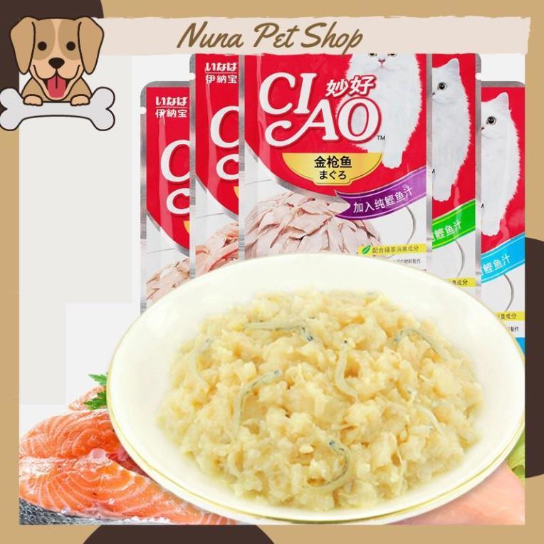 Pate Ciao dành cho mèo thơm ngon, bổ dưỡng (Gói 60g)