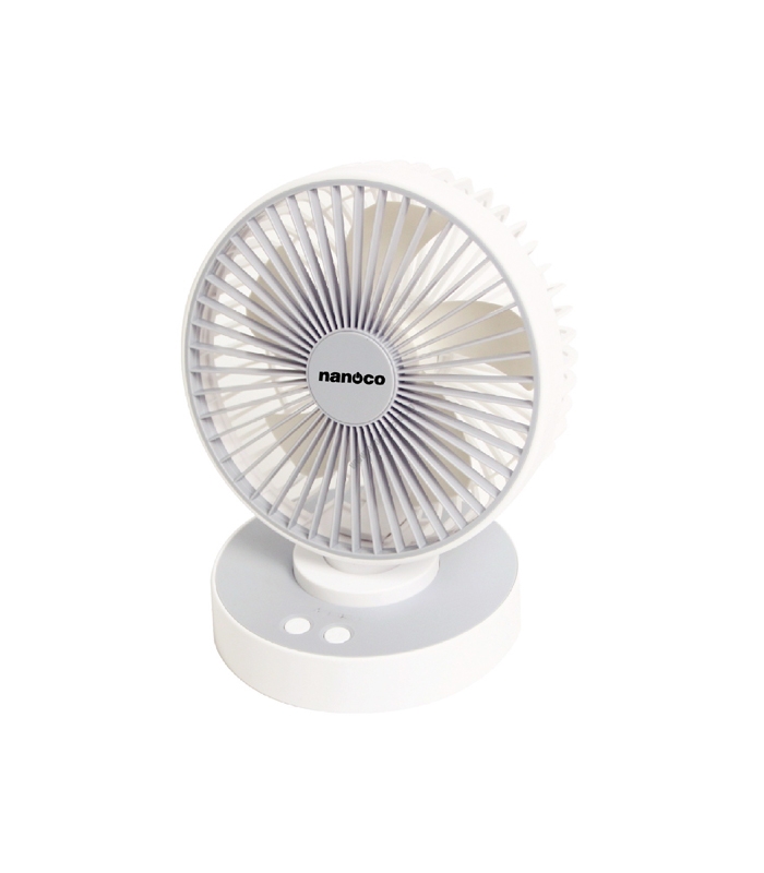 Quạt sạc 6inch, màu trắng NRF6215W (Chính Hãng)