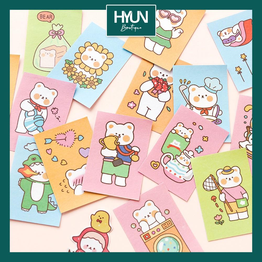 Sticker dán 50 tờ Small Meatball Sticker Hyun Boutique Sticker mini - Decoration Sticker - DIY 3