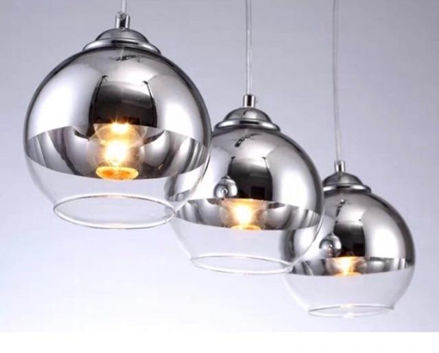 Đèn thả thuy tinh thả bàn ăn