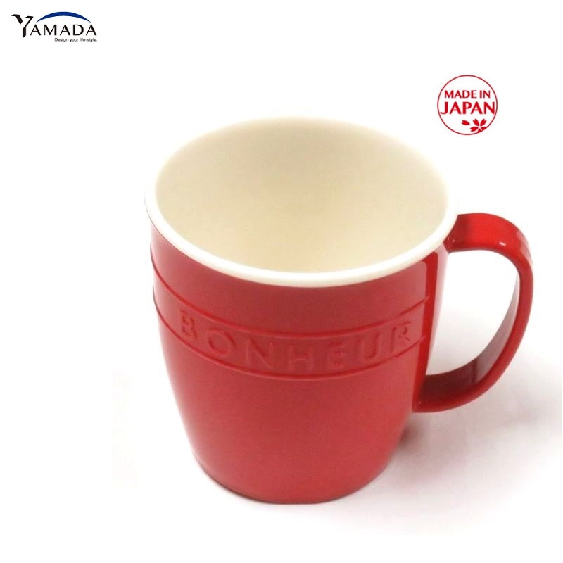 Cốc uống trà, cà phê Yamada Bonheur dùng được trong lò vi sóng hàng Made in Japan (300ml/400ml)